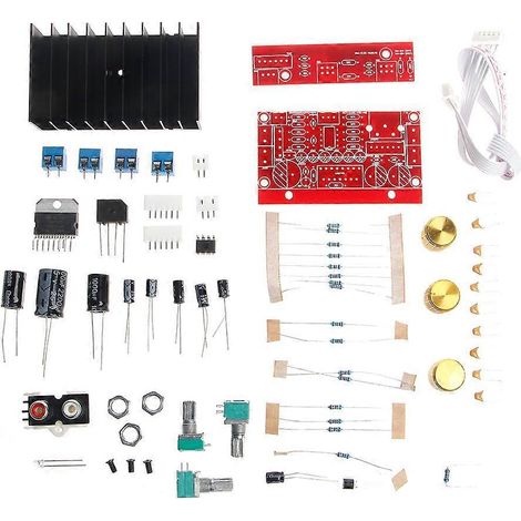 TDA7377 Leistungsverstärker 2.1 DIY-Kit 3-Kanal-Audioverstärkerplatine 12-18V für D (1/5)
