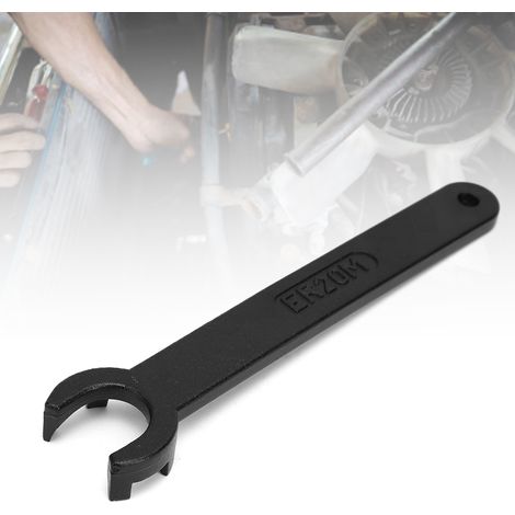 Clé à écrou de serrage de type ER M, en acier à haute teneur en carbone, pour mandrin de serrage CNC (ER20 UM) (1/5)