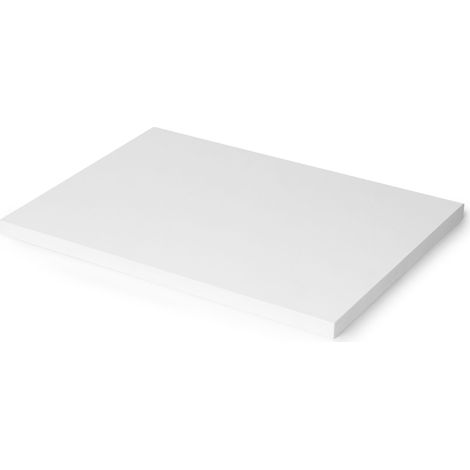Emuca Piano tavolo, 1150x750mm, spessore 30mm, Legno, Verniciato bianco (1/5)