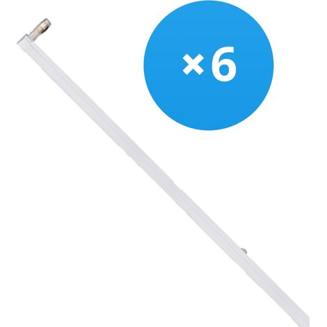 Lot 6x Réglette LED Click T8  Convient Pour 150cm Tube LED