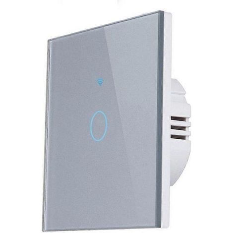 Interrupteur intelligent 2/3/4 voies Tuya Touch, contrôle via application, aucun fil neutre requis (1/5)