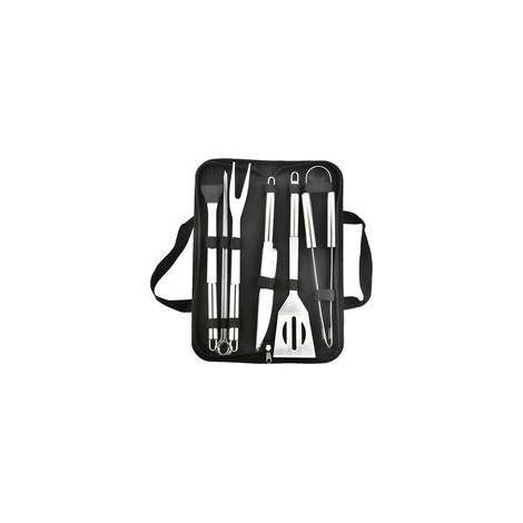 Ustensiles de barbecue en acier inoxydable, fourchettes de barbecue professionnelles, outils résistants à la chaleur (1/5)