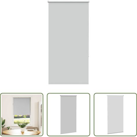 vidaXL Lichtschutz -  Verdunkelungsrollo Hellgrau 70x130 cm Stoffbreite 65,7 cm (1/5)