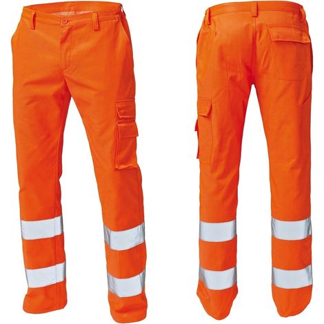 Pantaloni ad Alta Visibilita Siggi Arancioni Arancio L