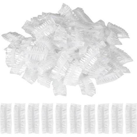 Protecteurs d'oreilles - Non spécifié - 300 Pièces - Plastique Étanche - Élastique - Transparent (1/3)