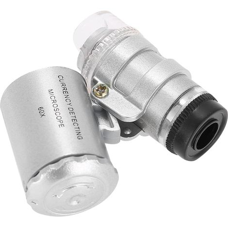 LED Light Magnifier Mini Microscope Pocket Loupe Jewelry (1/5)