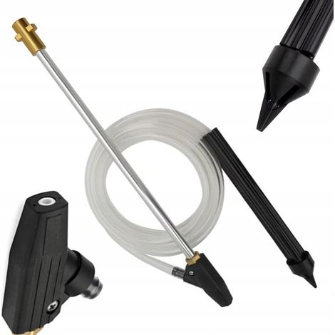 Set di Idrosabbiatura con Ugello Ceramico – Compatibile con Idropulitrici Kärcher K2-K7  Tubo 3m, Lancia 460mm  Pulizia Professionale