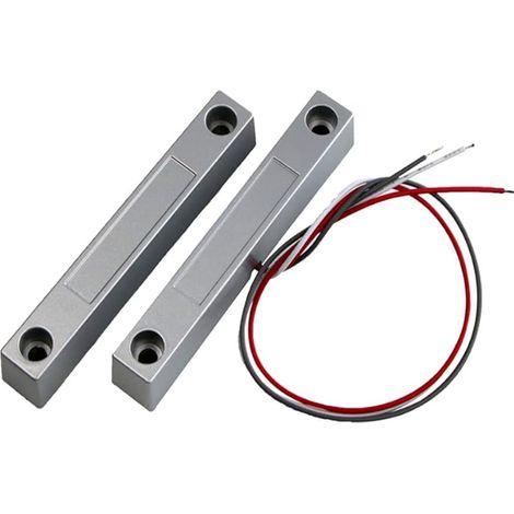 1 paire de contacts de porte magnétiques en alliage pour détecteur de porte d'alarme GY-ZN08-NO/GY-ZN08-T/GY-ZN08-NC/GY-ZN08-RVV 4 types de contacts de porte au choix (1/4)
