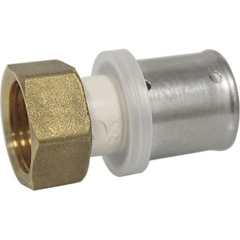 Raccord multicouche PPSU à sertir femelle écrou libre (15/21) 1/2" - Ø20x2,0 (1/4)