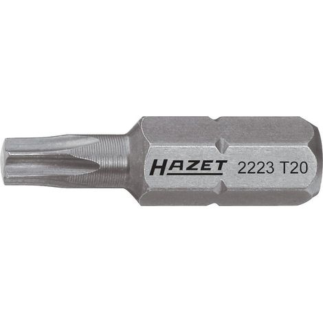 Hazet 2223-T9 Bit, Attacco Esagonale, Massiccio, 6.3 mm 1/4 di Pollice