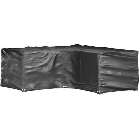 Maison Exclusive - Coperture Mobili da Giardino a L 2pz 12 Occhielli 185x185x70cm