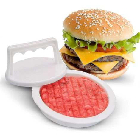 Burgerform-Ring zum einfachen Entformen von Burger-Patties, runde Patty-Form, praktisches Küchenwerkzeug (1/3)