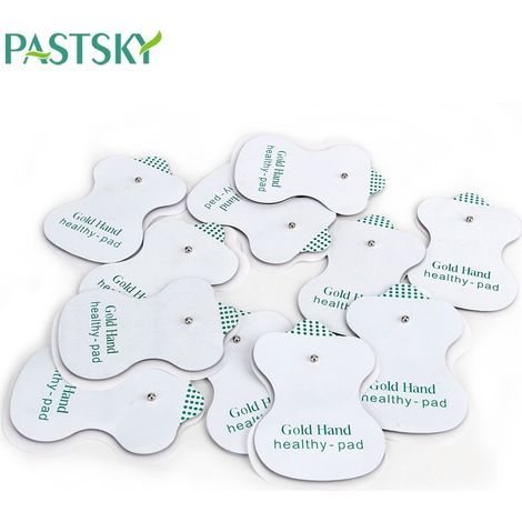 Électrodes de massage pour appareils de thérapie TENS numériques, physiothérapie électronique des vertèbres cervicales pour le dos, la nuque et le corps (1/5)