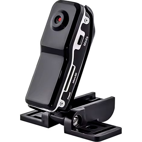 Caméra Vidéo Portable Mini Full HD avec Détection de Mouvement et Mode Espion, Surveillance Discrète, Sports d'Action et Enregistrement en Voiture, Vision Nocturne, Fonction Audio Vidéo (1/5)