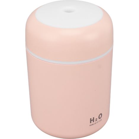 Mini humidificateur USB pour voiture, éclairage coloré, diffuseur silencieux et portable de parfum d'ambiance rose (1/5)
