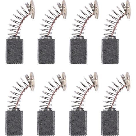8 CB411 Kohlebürsten für elektrische Winkelschleifer (12 x 9 x 6 mm) (1/5)