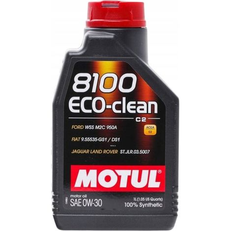 Olio motore Motul 8100 ECO clean sintetico viscosità 0W-30 1l