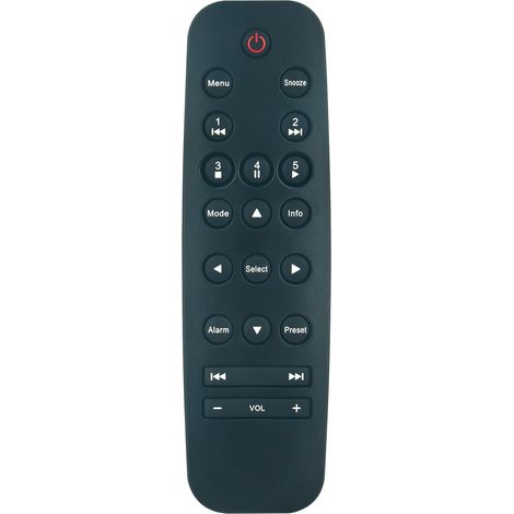 Replacement remote control for Roberts Stream 93i DAB, Stream 83i DAB, 93iDAB, 83iDAB (1/4)