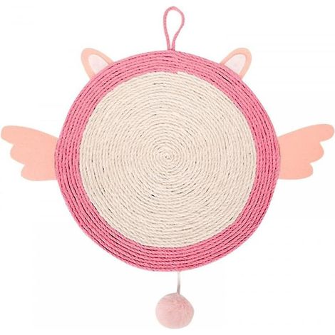 Tapis à griffer pour chat, griffoir de 30 cm en sisal naturel antidérapant, jouet pour l'entretien des griffes de votre chat. (1/5)