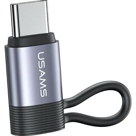 USAMS Adapter AU17 Lightning - USB-C30W Stahl/Aluminium SJ677LN01 (US-SJ677) (1/5)