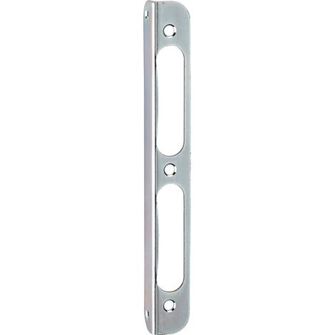 Thirard – Gâche pour crémone zinguée à bouts ronds – Hauteur 170 mm – Retour 8 mm – Conçue pour serrures à encastrer – Fabrication française