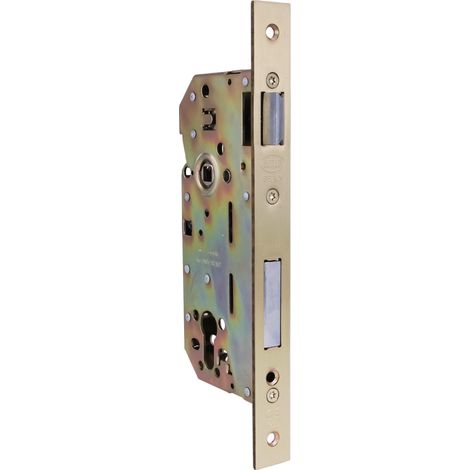 AMIG  Serrure encastrée  340 BASE  50/85  Acier  Laitonné verni (1/4)
