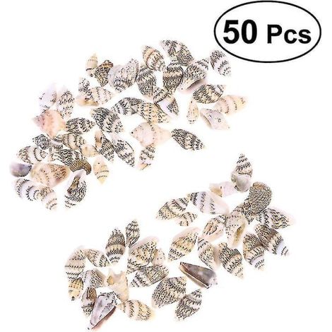 50 pcs små snäckor chemise décoration Naturlig snäckskalsdekor hantverk akvarium akvarium boutique décoration (1/2)