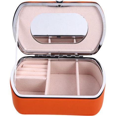 Boîte de Rangement Bijoux Design Classé en Pu Légère et Facile à Transporter pour Organiser Vos Bijoux un Paquet Quotidien (1/5)