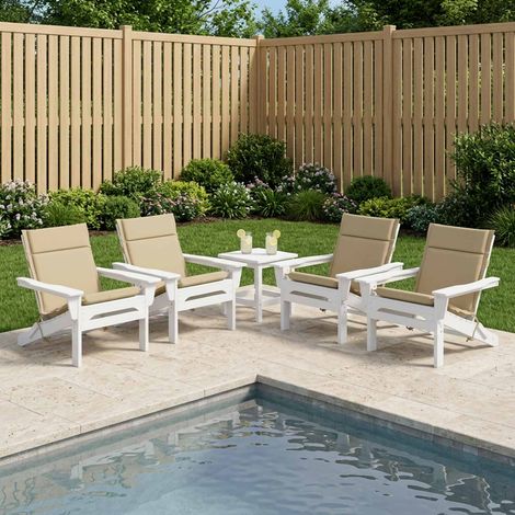 vidaXL 6-Piece High Back Chair Cushions GEMERT 6 pcs 100% Polyester (1/5)