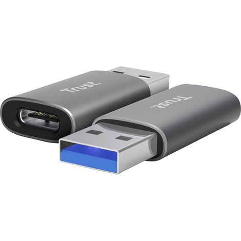 Trust USB 2.0 Adaptateur CALYX USB-A TO USB-C ADAPTER 2PACK (1/5)