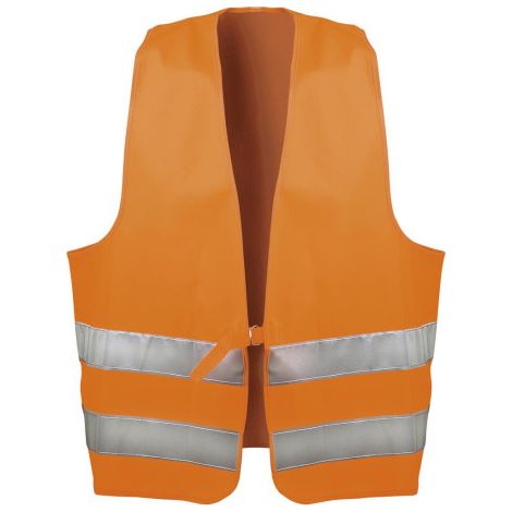 Gilet de sécurité. EN PVC. EN 471. taille unique. orange. (1/4)