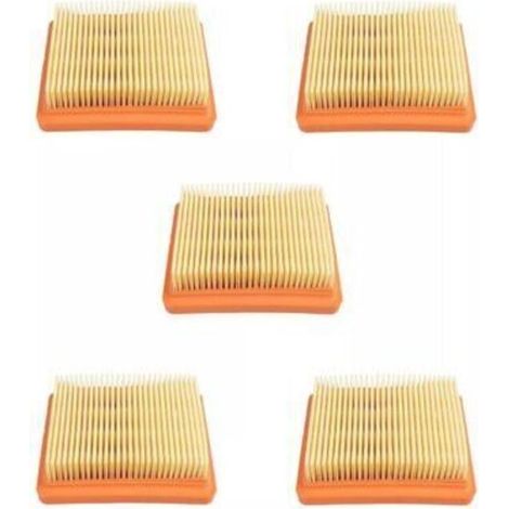 Paquet de 5, pièce de filtre à air 4180-141-0300 compatible avec de nombreux modèles de tondeuses à cordes Stihl pour FS89 FS91 FS111 FS131 4180 141 0300 (1/4)