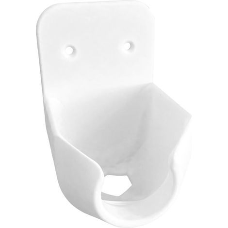 Support mural compact pour tuyau d'arrosage, support de-Blanc (1/2)
