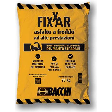 Asfalto a freddo alte prestazioni Fixxar Kg. 20