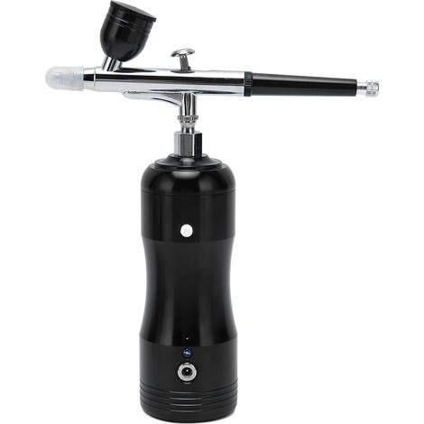 Pistolet de pulvérisation électrique filaire avec compresseur intégré, kit complet, batterie rechargeable incluse, pour peinture et jardinage, usage domestique et professionnel, robuste et portable. (1/5)