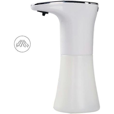 Automatischer 350-ml-Seifenspender, USB-aufladbar, berührungslos, mit Behälter für Shampoo und Handdesinfektionsmittel, ausgestattet mit einem intelligenten Infrarotsensor für Bad, Küche und WC. – Aqu (1/5)