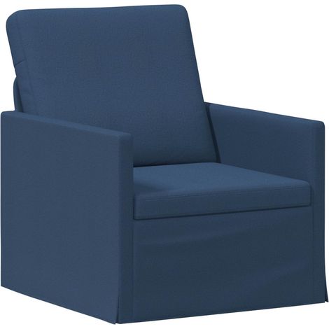 Armchair Blue 70 x 81 x 82 cm Fabric vidaXL (1/5)