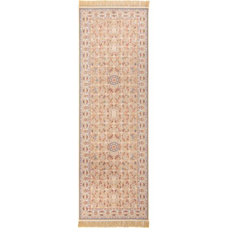 Tapis persan Anaa - 300x100cm, Rectangular - 100% Acrylique - Tissé - Beige (1/4)