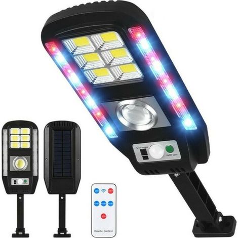 TRADE SHOP - Faro Lampione Faretto Con Pannello Solare Sensore Di Movimento 89 Led Cl-728 - (1/3)
