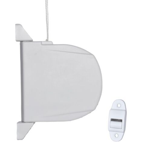 1 Enrouleur de sangle, montage mural, pivotant 180°, sangle 14mm, 5m, pour volet roulant