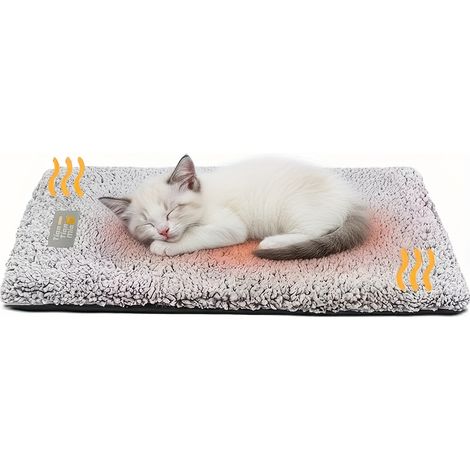 Matelas d'hiver chaud pour animaux de compagnie, tapis ultra chaud pour chats et chiens, lavable et antidérapant, 50 x 70 cm (1/5)