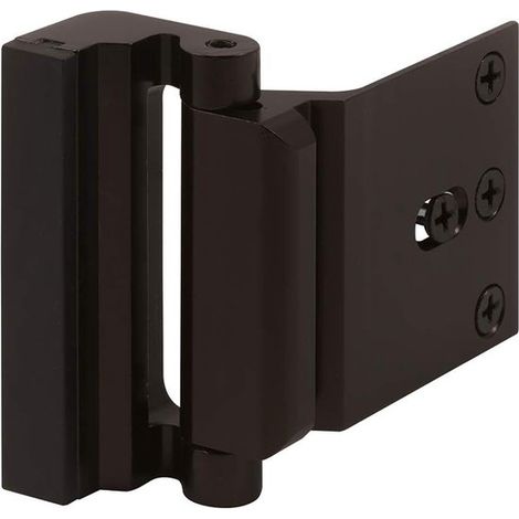 Verrou de renfort de porte pour une sécurité accrue - Construction en aluminium, 7,6 cm - Pour empêcher les accès non autorisés (1/5)