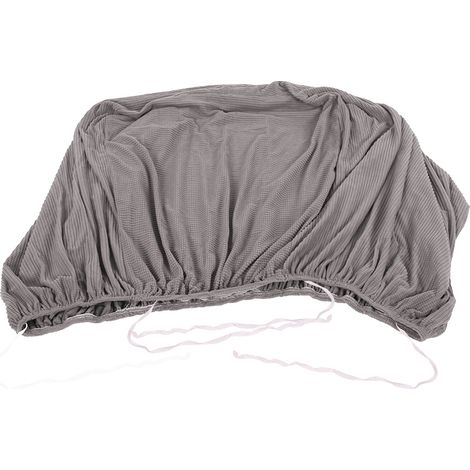 Housse de Canapé Microfibre Douce Protection Meuble Antidérapante pour Salon et Chambre à Coucher Gris Clair Double 145-185cm (1/4)