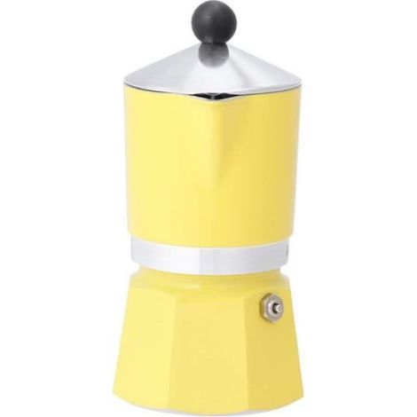 Bialetti Machine à Expresso pour 3 Tasses, Aluminium, Jaune, 30 x 20 x 15 cm - 4982 (1/4)
