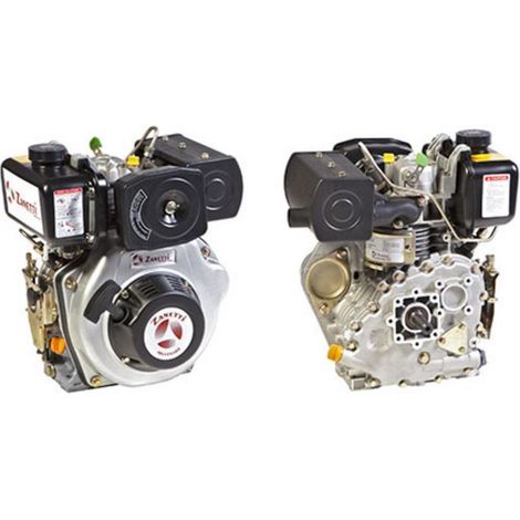 ZANETTI DIESEL ZDM78L3EV motor completo motor cultivador cilíndrico arranque eléctrico