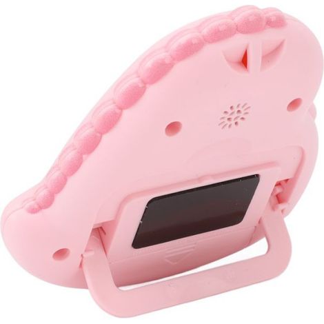 minuterie de dinosaure Minuterie pour enfants en forme de dinosaure mignon, grand écran LCD, alarme materiel bureau Rose (1/5)