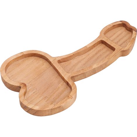 Planche Apéritif Bois Composite en Forme de Trompette pour Cadeau de Pendaison de Crémaillère