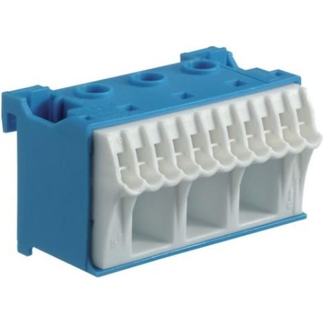 Hager KN14N Blocco di giunzione blu bianco 63A 230V