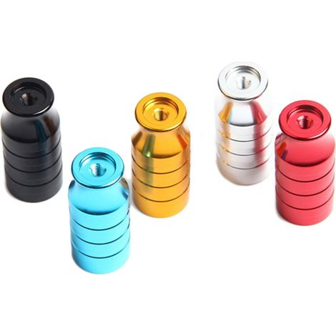 Support de lampe vélo avant, fixation rapide sur axe, adaptateur pour moyeu (Doré)