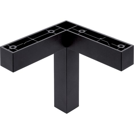 FP009 120 mm verstellbarer Möbelfuß, Mattschwarz SANS MARQUE